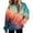 Light pink, variant on Women's Tie-Dye Graphic Hoodie, Oversized Casual Pullover, Long Sleeve Patchwork Print Sweatshirt with Vibrant Colors and Street Style Design,Multicolor 3XL