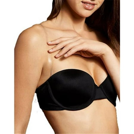 Maidenform M4016 0.375 in. Clear Bra Straps, Clear - One Size