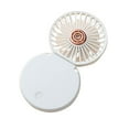 thumbnail image 2 of Boovnll Usb Handheld Fan- Reversible Base- Vertical Blowing- 3 Wind Speeds- Mini Desktop Rechargeable Brushless Folding Easy Storage Small Fan, 2 of 8