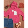 thumbnail image 3 of Boo. Retro Style Cute Ghost Hoodie Juniors -Image by Shutterstock,  Medium, 3 of 4
