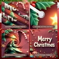 thumbnail image 2 of Red Theme Christmas Banner Christmas Tree Design Merry Christmas Banner Nutcracker Decor Gold Star Xmas Banner for Christmas Party Holiday Decoration Indoor Celebration, 2 of 9