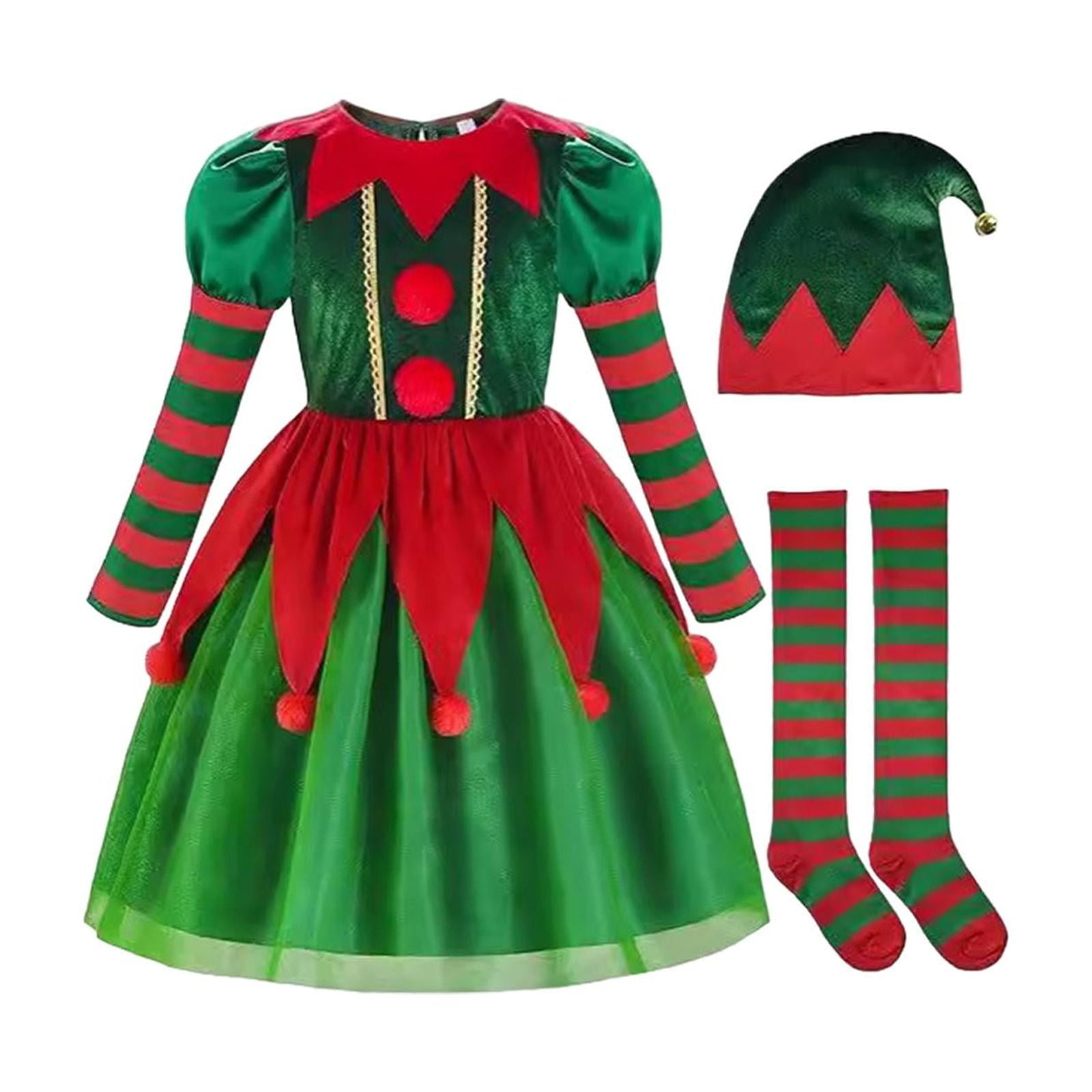 Disfraz de navideño, medias navideñas bonitas para cosplay, para ...