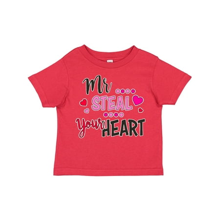 

Inktastic Mr Steal Your Heart Boys Toddler T-Shirt