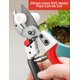 thumbnail image 5 of Tijeras de jardín, hojas de acero japonés con alto contenido de carbono Sk4 para mayor nitidez y durabilidad, mango ergonómico para mayor comodidad y control, marco de aleación de aluminio de grado, 5 of 5
