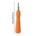 thumbnail image 3 of Two In One Steel Ball Replacement Double Headed Screwdriver Screwdriver, Circular Doorbell Screw screw drivers, 2-Piece Set (1 Screw Handle+1 Screwdriver) Screwdriver, Orange, 3 of 3