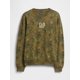 thumbnail image 5 of Sudadera GAP para hombre con cuello redondo y estampado floral XXL, 5 of 5