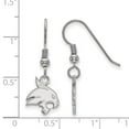 thumbnail image 2 of Sterling S. Rh-p LogoArt Texas State University Small Dangle Earrings; for Adults and Teens; for Women and Men, 2 of 2