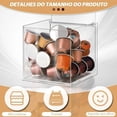 thumbnail image 3 of Yuarrent Soporte fuerte y duradero para cápsulas para amantes del café, caja de almacenamiento esencial, fácil de limpiar Almacenamiento y organización del hogar, 3 of 5