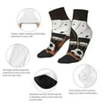 thumbnail image 3 of Goofa Casino And Sports Pattern Non Slip Socks with Grips for Elderly, Crew Socks Yoga Hospital Socks Cushioned Sole Gripper Socks for Men Women, 3 of 5