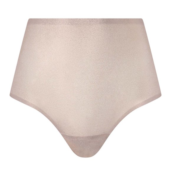 Chantelle Braga de cintura mujer - glitter, braga entera, cintura alta, elástica suave, sin costuras, invisible, talla única 36-44 Oro (Golden Glow)) Talla única