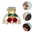 thumbnail image 2 of Cherry Hair Clips Small Hair Claw Clips Bangs Hairpins for Women Girls, 2 of 8