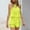 01 Yellow, variant on Weiqiqre Women's Jumpsuits Round Neck Crop Basic Top Cropped Wide Leg Pants Set Jumpsuits