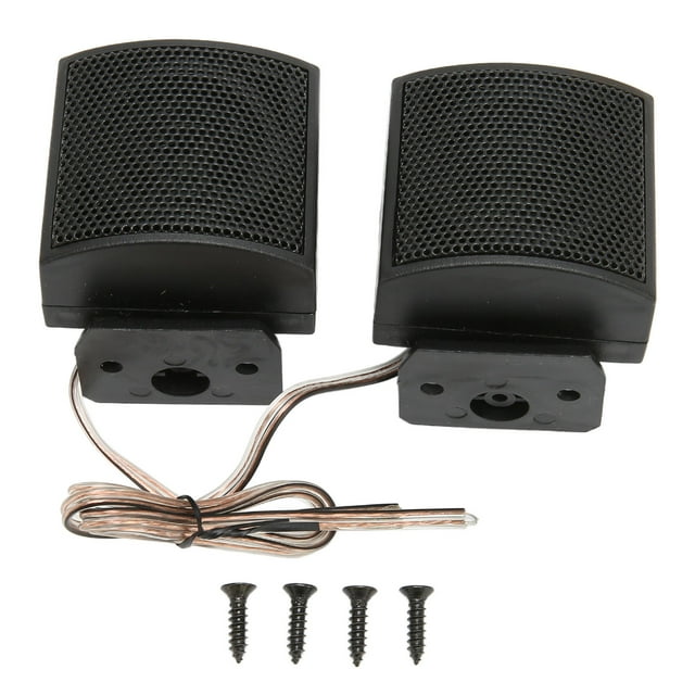 Dome Tweeter, Universal Clear Sound High Sensitivity 4 Ohm Car Loudspeaker 2pcs 500W Lightweight For Car Audio Systems