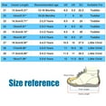 thumbnail image 5 of ASFGIMUJ Toddler Girl Dress Shoes Size 12 Months-18 Months Velvet Thickened Warm Short Boots Fashionable Outdoor Flat Princess Leather Boots Kids Sneakers, 5 of 5