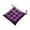 Purple, variant on Soft Velvet Chair Pads with Ties Comfy Solid Seat Pad Cushion Non-Slip Dining Chair Cushions for Kitchen Chairs, Office Chairs, Hardwood Floors (Purple, 16"x16")