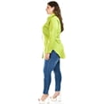 thumbnail image 2 of Camisa entallada Roman Fashion Tallas Extras 9512 Pistache verde claro 42, 2 of 7