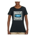 thumbnail image 2 of Wild Bobby, Ford Built Tough, Cars and Trucks, Women Graphic Tee, Black, Small, 2 of 4