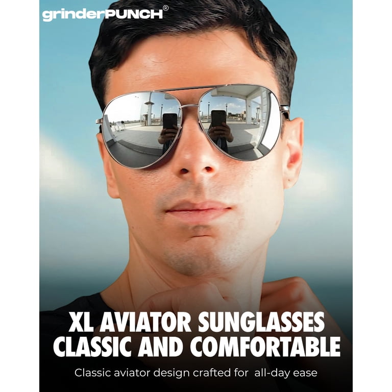Oversized Aviator Sunglasses with UV Protection Amazon.com: ANDWOOD Oversized Aviator Sunglasses for Women  main image 3