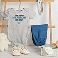 thumbnail image 3 of US Air Force My Hero Airman My Dad Romper Boys or Girls Infant Baby Brisco Brands NB, 3 of 6