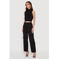 thumbnail image 3 of Women's Nylon Cropped Zip Front Windbreaker Vest, 3 of 4