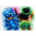 thumbnail image 1 of 5D DIY Disney Diamond Embroidery Cartoon Stitch & Lilo Picture Mosaic Home Decor Full Round Diamond Painting Cross Stitch Kit20x30cm Gao Jinjia LED, 1 of 2