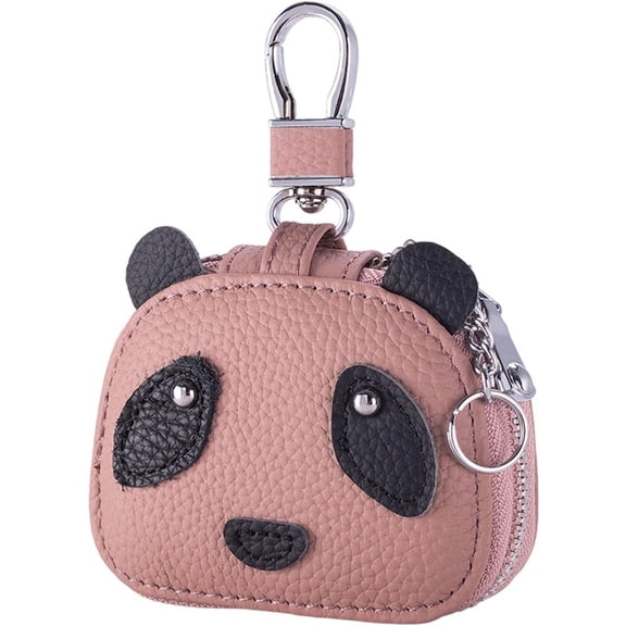 Mini Coin Purse Keychain - Cute Handbag Accessories - Cartoon Animal Zipper Coin Purse - Small Panda Pendant Car Bag Couple