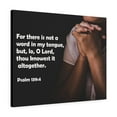 thumbnail image 5 of Scripture Walls  Psalm 139:4 For There is Not a Word Bible Verse Canvas Christian Wall Art Ready to Hang Unframed, 5 of 16