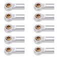 thumbnail image 2 of NestledNature RC M3 Ball ,10pcs Link Rod End Joint Aluminum M3 Metal Ball End Holder For AXIAL SCX10 1/10 RC Car,RC Metal Ball Ends, 2 of 8