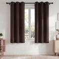 thumbnail image 1 of Blackout Blackout Cortinas, Juego de Cortinas de 2 Piezas para Recámara y Sala de Estar 42x63 Pulgadas, Cortinas Térmicas Aislantes Que Oscurecen la Habitación con Ojales, Reducción de Ruido y Bloque, 1 of 7