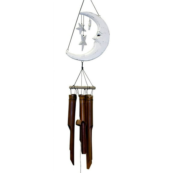Cohasset 179W Bamboo Wind Chime, Natural Organic