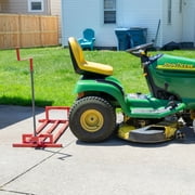Stalwart Mower Lift - 880lb Capacity Tractor or Lawn Mower Lift Jack, Red