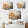 thumbnail image 4 of Designart "Glowing Embers Maple Trees wall art III" Floral Floater Framed Wall Decor, 4 of 7