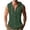 *1-Green, variant on VBVC Men's Cotton-Linen Sleeveless Hooded Shirt , Button Down Chest Pocket Tank Top For Men,Black,S-2XL