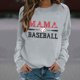 thumbnail image 2 of Camiseta con Capucha Suelta de Moda Impresa de Manga Larga para las Mujeres, Camisetas de Manga Larga para las Mujeres Túnica de Cuello Redondo Casual para Leggings, 2 of 5