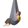 thumbnail image 4 of Hamaca de algodón para niños para autismo TDAH ADD Up Columpio elástico sensorial para niños, azul oscuro, 4 of 5