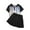 Black, variant on ZACPNCV Girls Tracksuit Summer Crewneck Tops and Skirts Pocketed Kids Activewear Skort Sets Coffee 4-5 Years