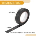 thumbnail image 4 of Cinta de pintor universal Unique Bargains - Cinta de pintura para automóviles DIY para enmascarar sin residuos - Papel crepé negro de 1 pulgada x 54.7 yardas, 4 of 7