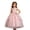 Pink*, variant on RUTAYY Children Girls Dress Sleeveless Crew Neck Floral Embroidery Formal Party Soft Comfortable Breathable Beach Resort Dresses