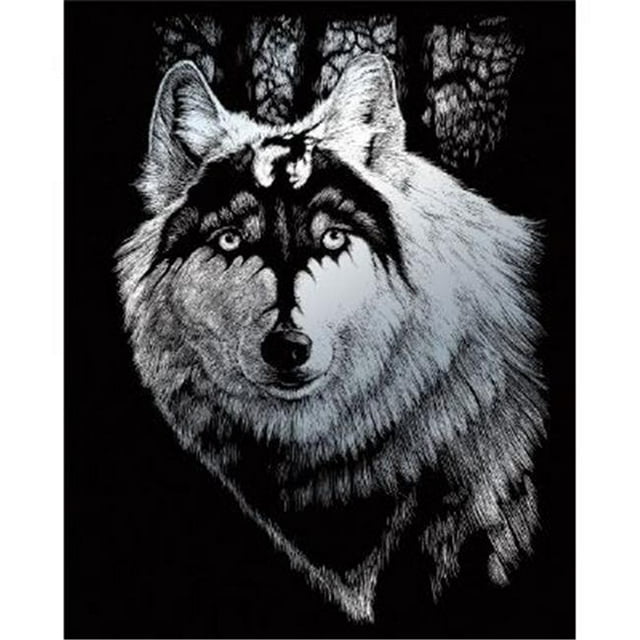 Royal & Langnickel SILF28 Engraving Art Set Silver Dragon Wolf