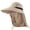 Khaki, variant on Adjustable Out Men‘s Cap Solid And Fishing Hat Sun Travel Color Hiking Women's Caps Gardening Hat Women