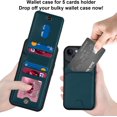 thumbnail image 3 of Magnetic Wallet Case for iPhone 14 Pro Max -Compatible with Magsafe-with Detachable Card Holder for Phone case Kickstand,Shockproof and Durable Phone Cover for iPhone 14 Pro Max(Green), 3 of 16