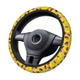 thumbnail image 4 of Disketp Duck with Star Sunglasses Elastic Microfiber Steering Wheel Cover for Truck,SUV,Cars,Universal 15 inch,Anti-Slip, 4 of 8