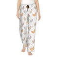 thumbnail image 1 of Fotbe Funny Chicken Pantalones de Pijama para Mujer, Pantalones de Dormir, Pantalones Pj con Cordón y Bolsillos-XX-Large, 1 of 6