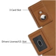 thumbnail image 4 of Funda Cartera ZERODAMAGE SAHARA CASE Slim de Cuero Marrón, 4 of 8