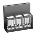 thumbnail image 4 of Organizador de utensilios de cocina moderno universal antideslizante para bloque de cuchillos de mostrador gris, 4 of 9