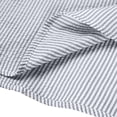 thumbnail image 4 of Lmueinov Striped Long Sleeve Shirts for Men Plus Size Button Mock Neck Loose Fit Tops Office Vacation Casual Vacation Outfits, 4 of 4