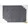thumbnail image 5 of Fennco Styles Everyday Design Solid Color Placemats 14" W x 20", Set of 4 - Grey Table Mats for Home Décor, Banquets, Family Gathering and Special Events, 5 of 5