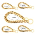 thumbnail image 3 of LEEYNEER Dog Choke Collar 12mm Chain Collar Stainless Steel Heavy Duty Cuban Link Dog Chain with Big Ring, 3 of 4