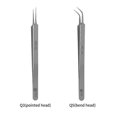 thumbnail image 2 of High Precision Super Fine Straight Stainless Steel Fingerprint Tweezer Pointed -Bomveson, 2 of 3
