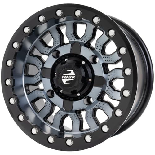 4/137 Tusk Fremont Beadlock Wheel 14x7 for Can-Am / Honda Gunmetal/Black 5.0 2.0